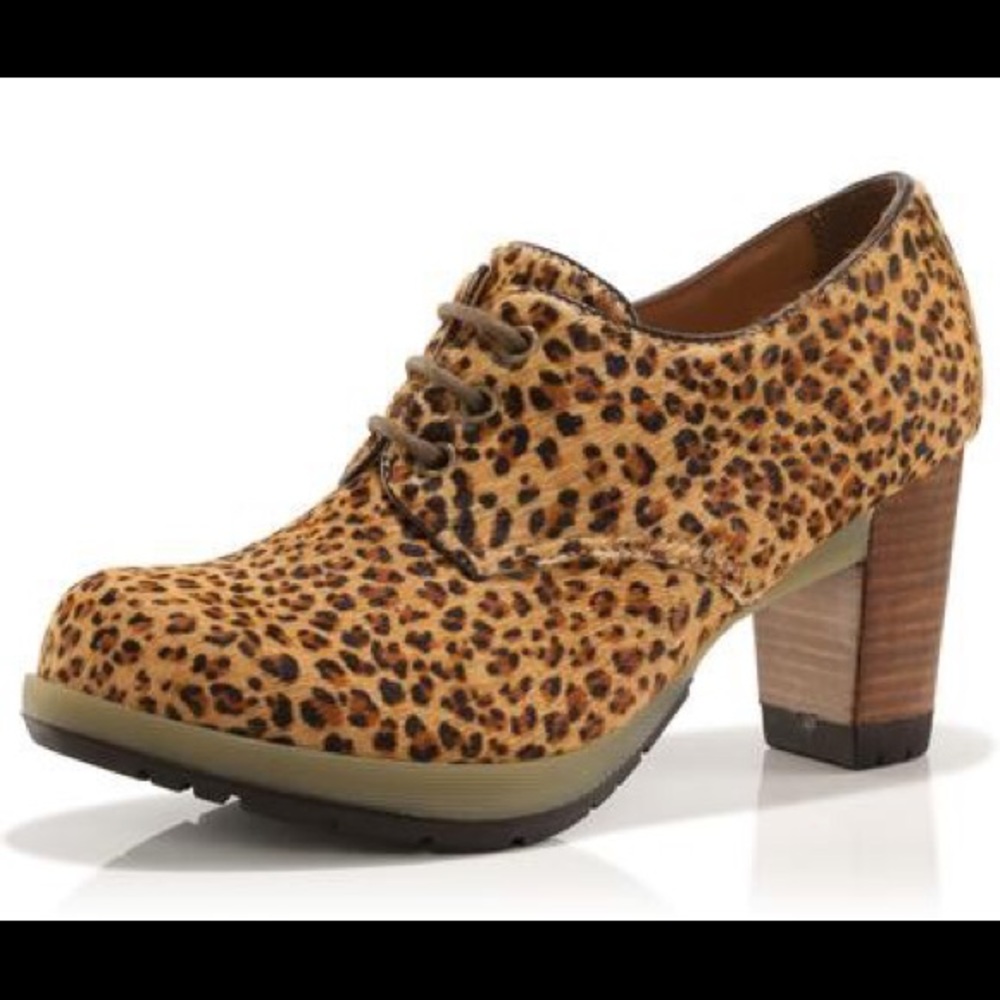 Dr. Martens Danielle Mini Leopard Hair Heels